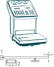 Elektronische Waage